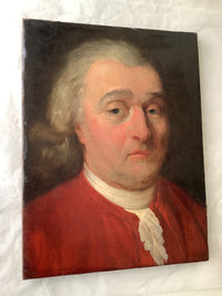 French Oil Portrait of Louis XVI, 18th Century Original on Canvas