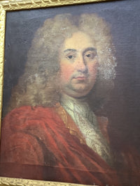 Antique French Baroque Royal Portrait — Oil on Canvas, After Hyacinthe Rigaud, 18th Century, Framed