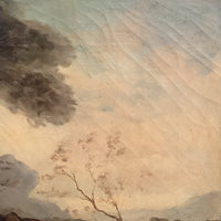 Ernest Brigot (1836-1910), Fox and Duck Hunt Scene, Signed Oil on Canvas, 19th Century, Unframed