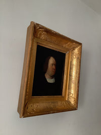 17th Century German School Portrait of a Man, After Lucas Cranach, Oil on Panel, Framed Original