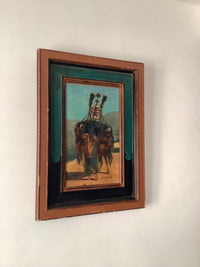 Alfred Couverchel (1834-1867), Portrait of a Wedding Camel in the Desert, Signed Oil on Canvas, Framed