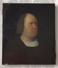 17th Century German School Portrait of a Man, After Lucas Cranach, Oil on Panel, Framed Original