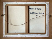 Ramon Dilley (b. 1932), Portrait of a Family, Signed Oil on Canvas, 1973, Framed
