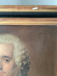 Follower of Louis Tocqué, Portrait of a Gentleman with Lace Jabot, 18th Century Rococo Oil Painting, Framed