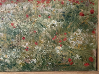 Jean-Jacques Rousseau (1861-1911), Poppy Fields, Signed Oil on Canvas, Late 19th Century, Framed