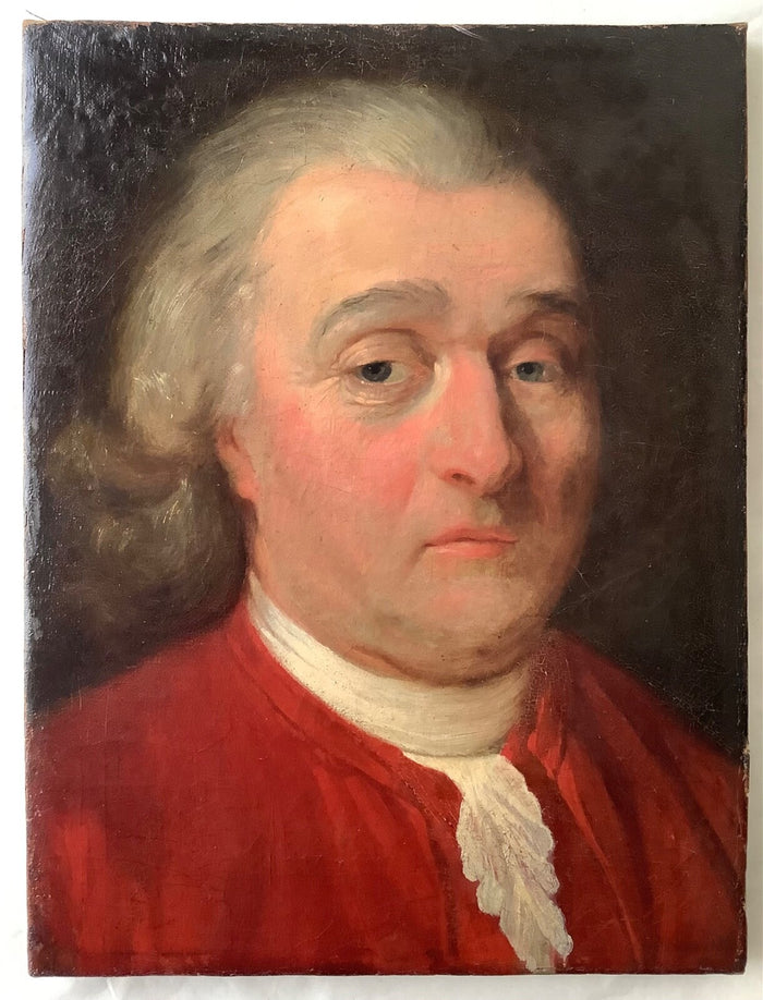 French oil portrait of Louis XVI, 18th century original on canvas