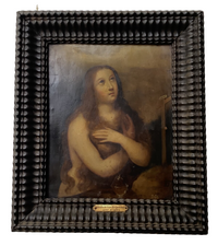 Mary Magdalene Repentant, Circle of Abraham Van Diepenbeeck, 17th Century Flemish Oil on Copper, Framed