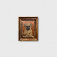 Charles Joshua Chaplin (1825-1891), Portrait of a Labrador Puppy, Signed and Dated 1882, Oil on Mahogany Panel, Framed