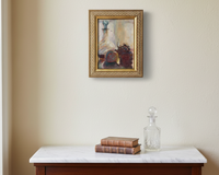 Paul Audra (1869-1948), Still Life with Grapes and Carafe, Signed Oil on Canvas, Early 20th Century, Framed