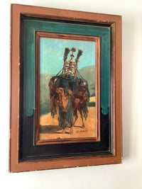 Alfred Couverchel (1834-1867), Portrait of a Wedding Camel in the Desert, Signed Oil on Canvas, Framed