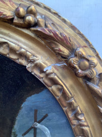 Saint John the Baptist as a Child, French Baroque Oil on Canvas, Circle of Pierre Mignard, Gilt Frame
