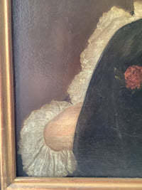 Follower of Louis Tocqué, Portrait of a Gentleman with Lace Jabot, 18th Century Rococo Oil Painting, Framed