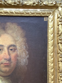 Antique French Baroque Royal Portrait — Oil on Canvas, After Hyacinthe Rigaud, 18th Century, Framed