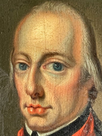 Portrait of Emperor Joseph II of Austria, 19th Century Oil on Canvas, Habsburg Dynasty, Framed