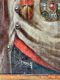 Portrait of Emperor Francis I of Austria, Early 19th Century Oil on Canvas, Habsburg Dynasty, Framed