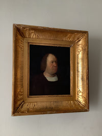 17th Century German School Portrait of a Man, After Lucas Cranach, Oil on Panel, Framed Original