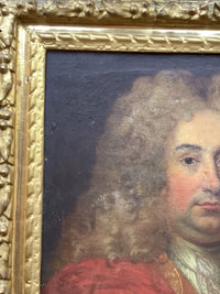 Antique French Baroque Royal Portrait — Oil on Canvas, After Hyacinthe Rigaud, 18th Century, Framed