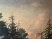 Hagar and Ishmael Saved by the Angel, 18th Century Biblical Oil Painting, Attributed to Januarius Zick