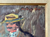 Ramon Dilley (b. 1932), Portrait of a Family, Signed Oil on Canvas, 1973, Framed