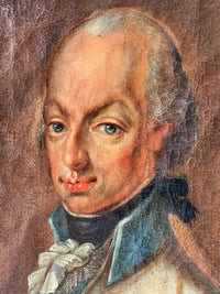 Portrait of Emperor Francis I of Austria, Early 19th Century Oil on Canvas, Habsburg Dynasty, Framed