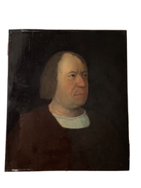 17th Century German School Portrait of a Man, After Lucas Cranach, Oil on Panel, Framed Original