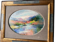 Signed Oil Painting, Lake District Landscape by Iris Raquin (1911-1997), 1964, French Impressionist View of English Countryside on Canvas