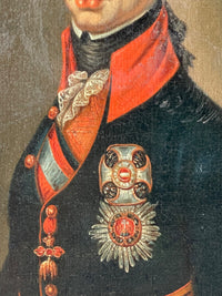 Portrait of Emperor Joseph II of Austria, 19th Century Oil on Canvas, Habsburg Dynasty, Framed