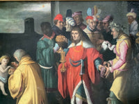 Flemish School, Adoration of the Magi, 17th Century Old Master Oil Painting, Framed