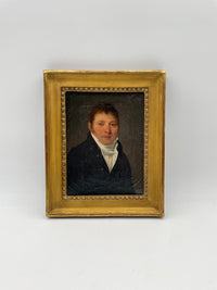 Early 19th Century French Oil Painting, Portrait of a Gentleman, Manner of Louis Boilly, Framed