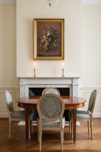 After Nicolas Poussin, The Assumption of the Virgin, Oil on Canvas Dated 1881, Framed French Religious Painting