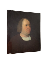 17th Century German School Portrait of a Man, After Lucas Cranach, Oil on Panel, Framed Original