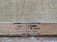 The stamp of Louis Etienne, framer and dealer in artists' materials at 106 Cours Lafayette in Toulon, printed on the stretcher bar