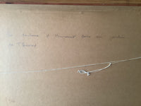 The very small gap at the lower right of the frame moulding